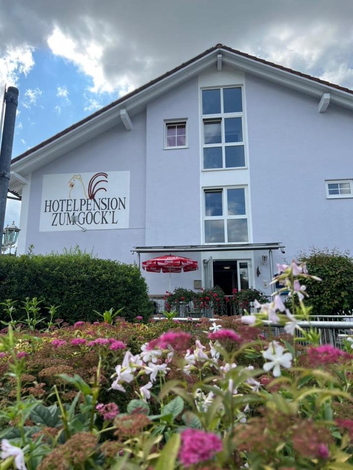 Hotelpension Zum Gockl Allershausen Buitenkant foto
